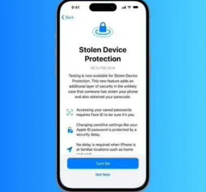 蒸湘苹果授权维修店分享被盗设备保护功能开启方法 