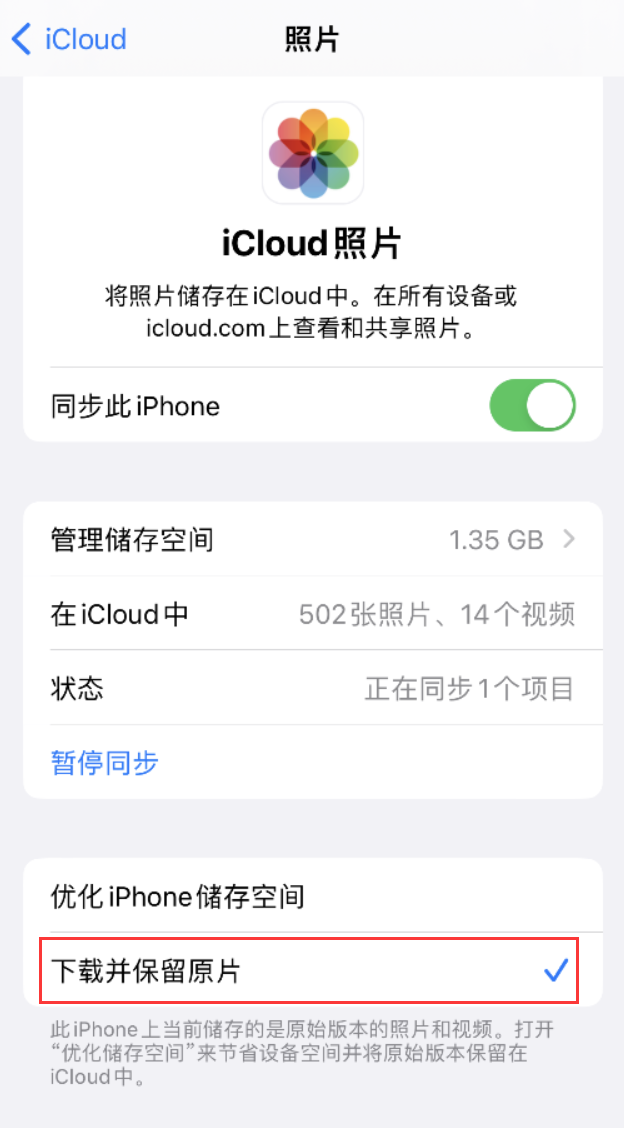 蒸湘苹果手机维修分享iPhone 无法加载高质量照片怎么办 