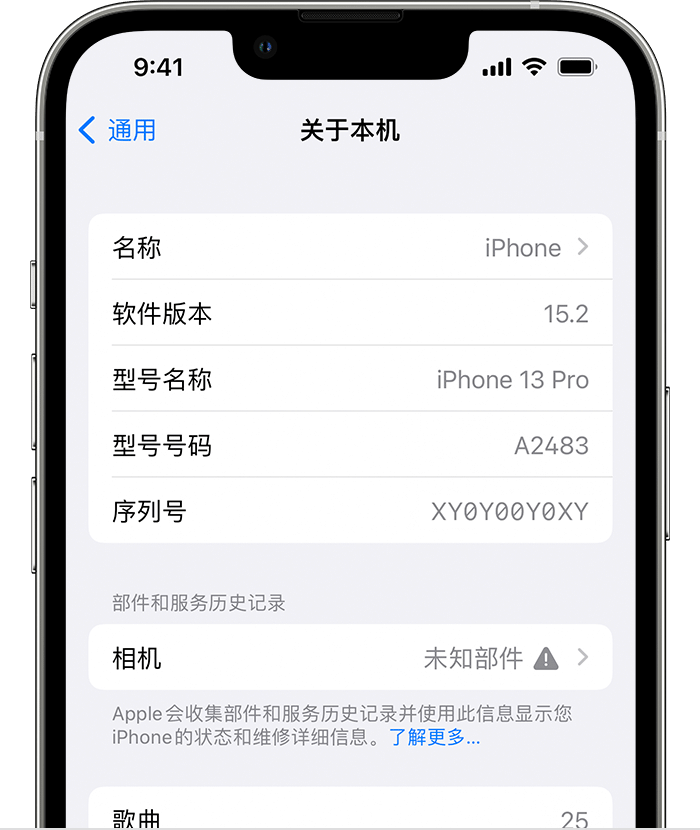 蒸湘苹果维修分享iPhone 出现提示相机“未知部件”是什么原因？ 