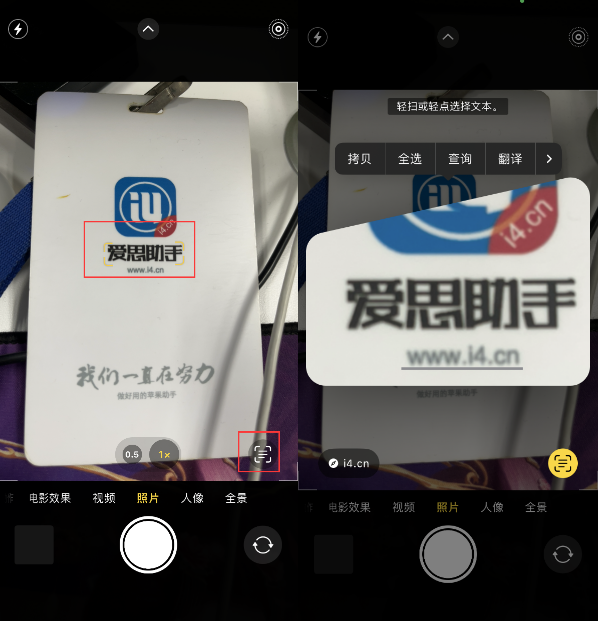 蒸湘苹果手机维修分享升级iOS 16后如何通过相机翻译文本 