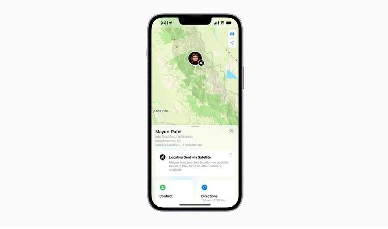 蒸湘苹果14维修分享iPhone14系列中 FindMy功能通过卫星分享位置方法教程 