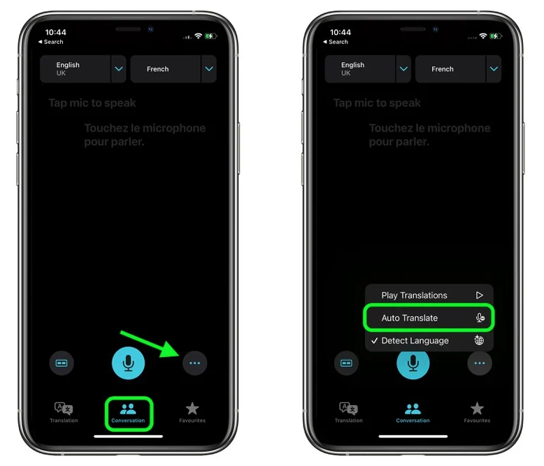 蒸湘苹果手机维修分享iOS 15 “翻译” App 新改进 
